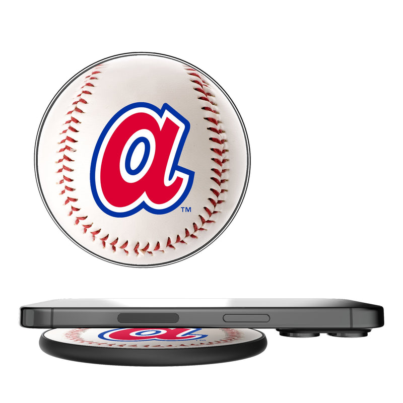 Atlanta Braves 1972-1980 - Cooperstown Collection Baseball 15-Watt Wireless Charger