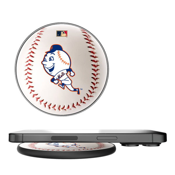 New York Mets 2014 - Cooperstown Collection Baseball 15-Watt Wireless Charger