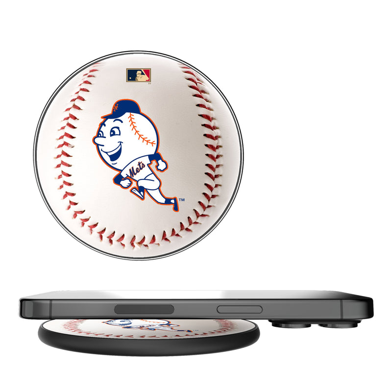 New York Mets 2014 - Cooperstown Collection Baseball 15-Watt Wireless Charger