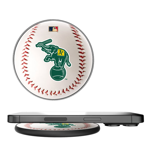 Oakland As Home 1988 - Cooperstown Collection Baseball 15-Watt Wireless Charger