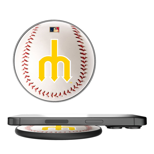 Seattle Mariners 1977-1980 - Cooperstown Collection Baseball 15-Watt Wireless Charger