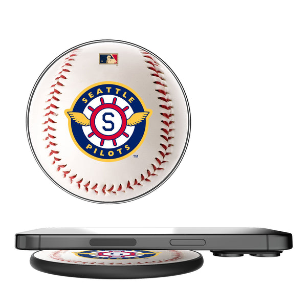 Seattle Pilots 1969 - Cooperstown Collection Baseball 15-Watt Wireless Charger