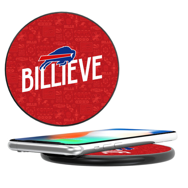 Buffalo Bills 2024 Illustrated Limited Edition 15-Watt Wireless Charger