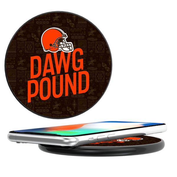 Cleveland Browns 2024 Illustrated Limited Edition 15-Watt Wireless Charger
