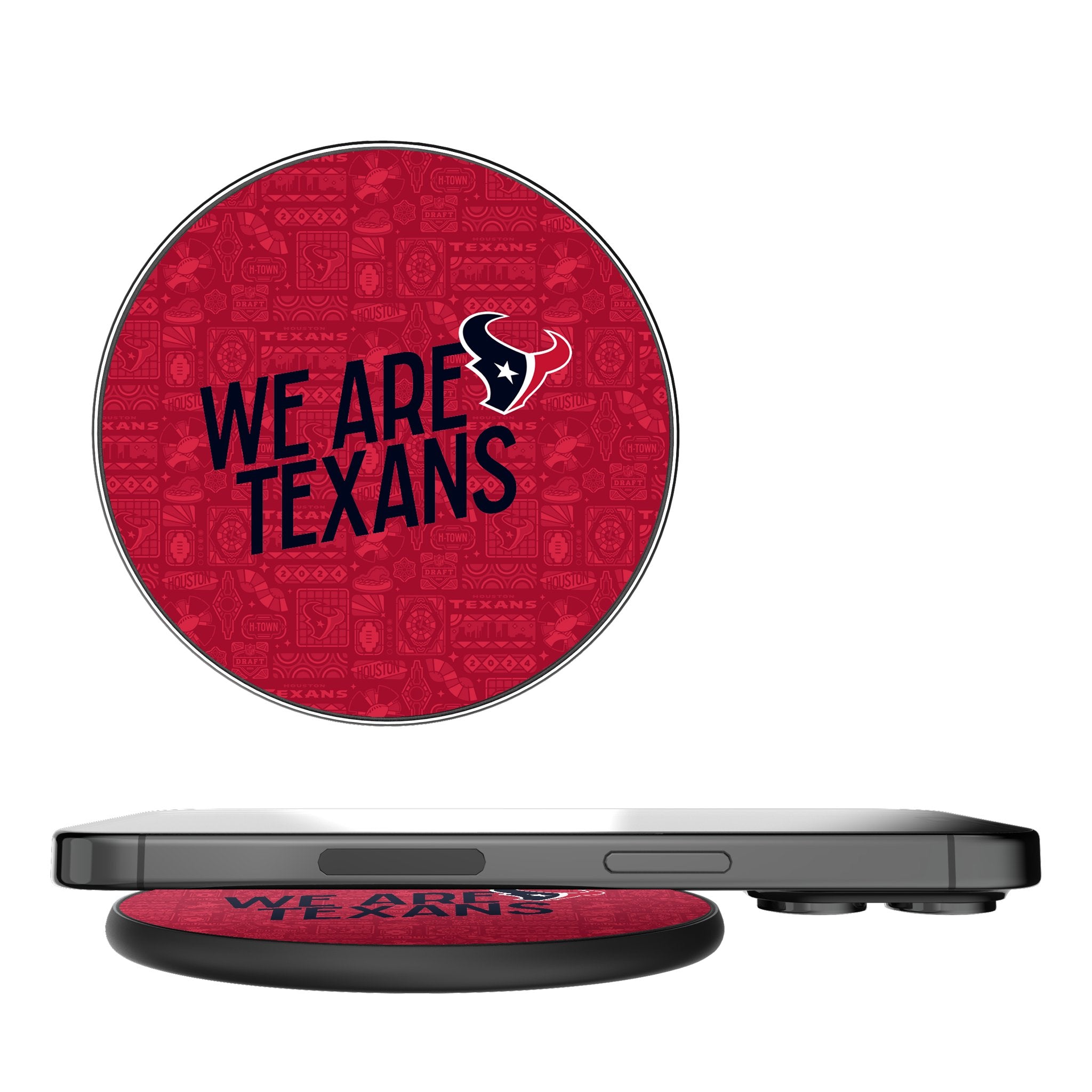 Houston Texans 2024 Illustrated Limited Edition 15-Watt Wireless Charger