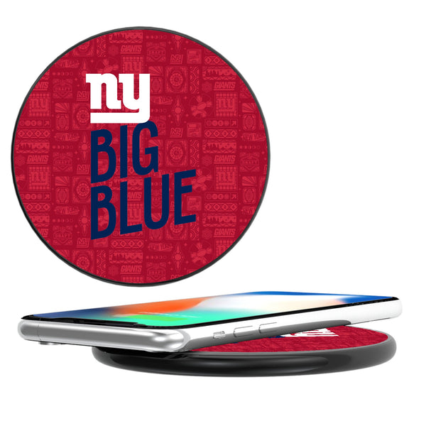 New York Giants 2024 Illustrated Limited Edition 15-Watt Wireless Charger
