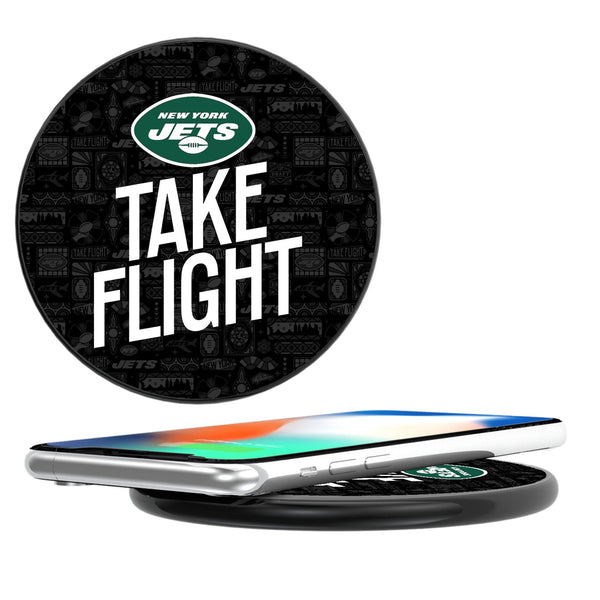 New York Jets 2024 Illustrated Limited Edition 15-Watt Wireless Charger