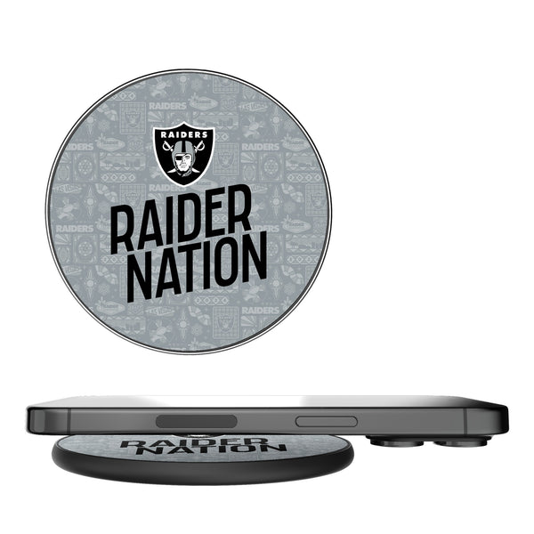 Las Vegas Raiders 2024 Illustrated Limited Edition 15-Watt Wireless Charger