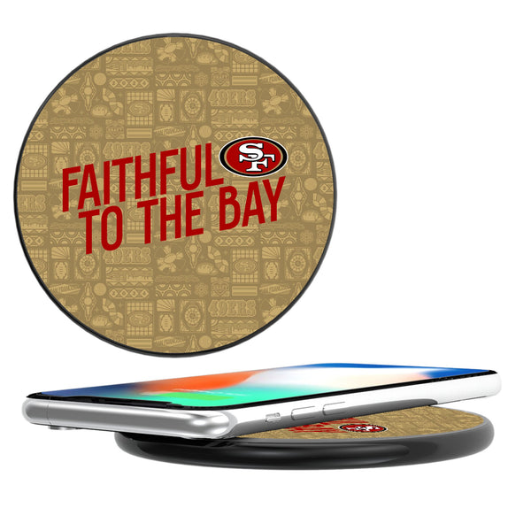 San Francisco 49ers 2024 Illustrated Limited Edition 15-Watt Wireless Charger