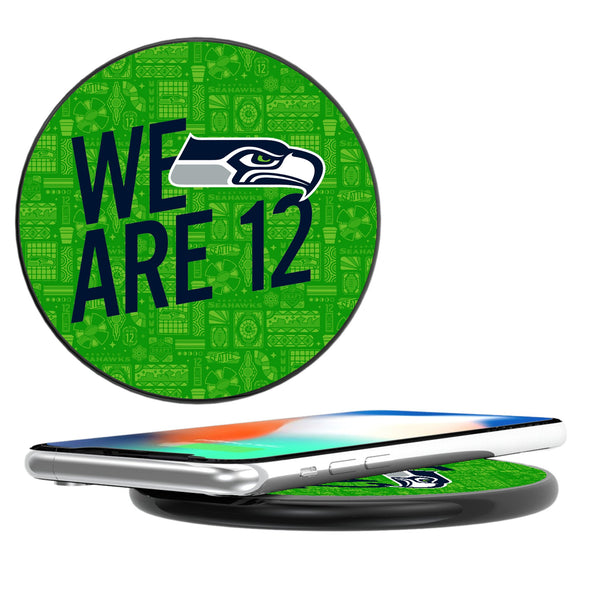 Seattle Seahawks 2024 Illustrated Limited Edition 15-Watt Wireless Charger