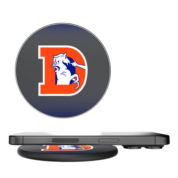 Denver Broncos 1993-1996 Historic Collection Linen 15-Watt Wireless Charger