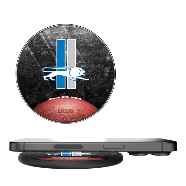 Detroit Lions Retro Legendary 15-Watt Wireless Charger