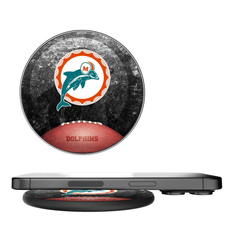 Miami Dolphins 1966-1973 Historic Collection Legendary 15-Watt Wireless Charger