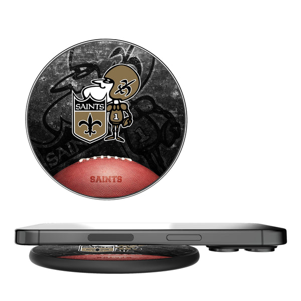 New Orleans Saints Historic Collection Legendary 15-Watt Wireless Charger