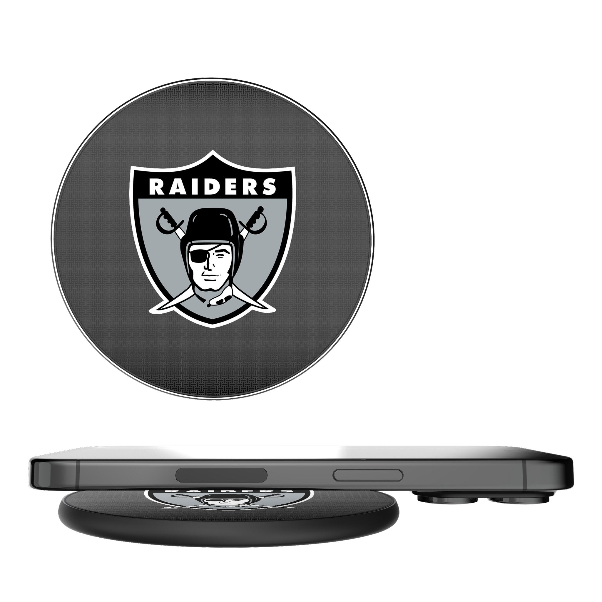 Oakland Raiders 1963 Historic Collection Linen 15-Watt Wireless Charger
