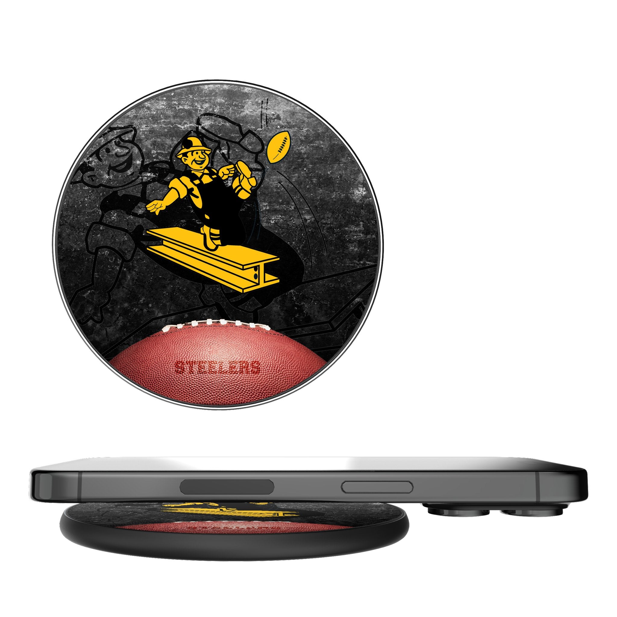 Pittsburgh Steelers 1961 Historic Collection Legendary 15-Watt Wireless Charger
