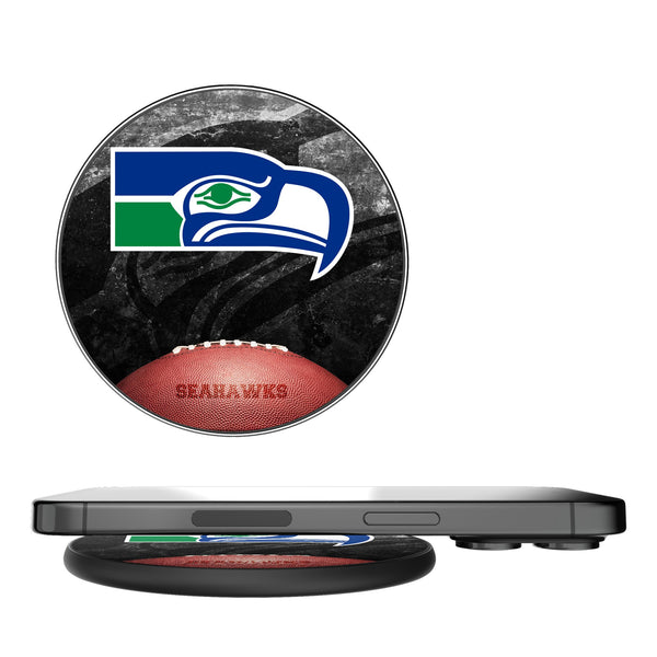 Seattle Seahawks Historic Collection Legendary 15-Watt Wireless Charger