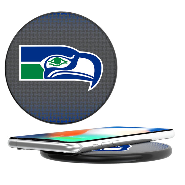 Seattle Seahawks Historic Collection Linen 15-Watt Wireless Charger