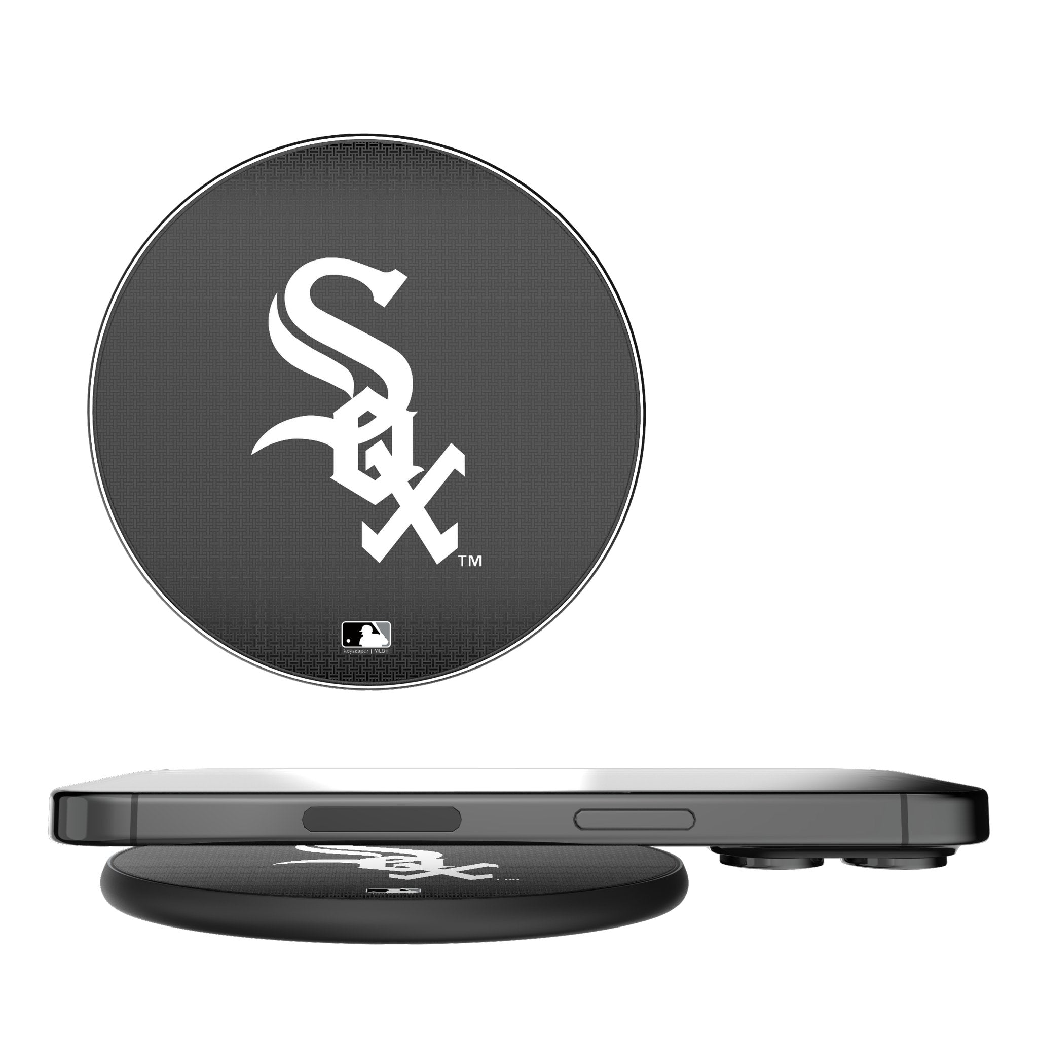 Chicago White Sox Linen 15-Watt Wireless Charger