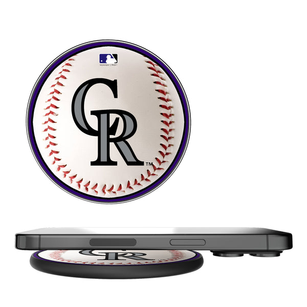 Colorado Rockies Baseball 15-Watt Wireless Charger