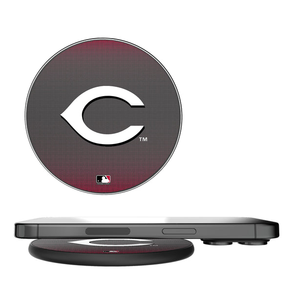 Cincinnati Reds Linen 15-Watt Wireless Charger