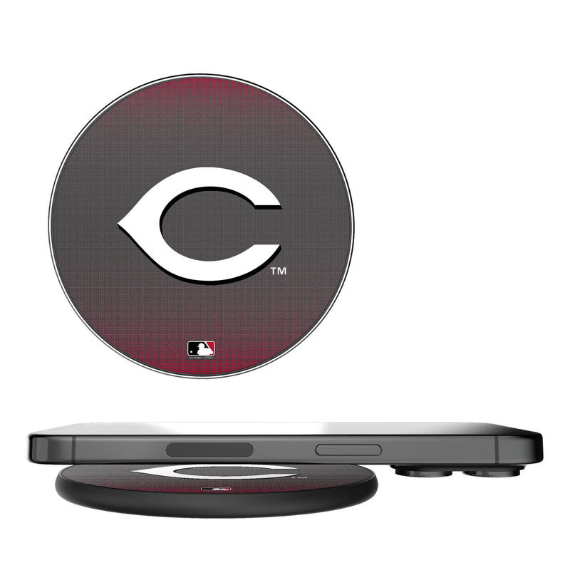 Cincinnati Reds Linen 15-Watt Wireless Charger