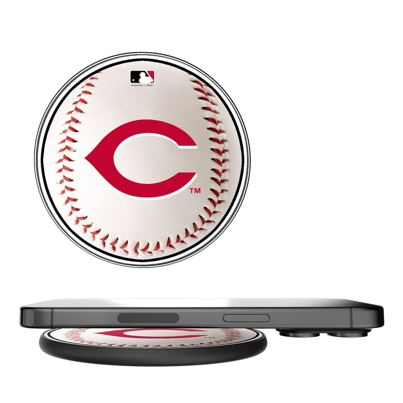 Cincinnati Reds Baseball 15-Watt Wireless Charger