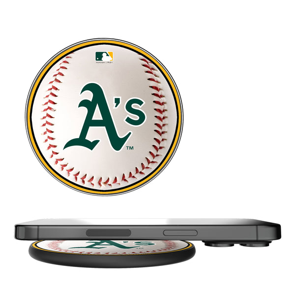 Oakland Athletics Baseball 15-Watt Wireless Charger