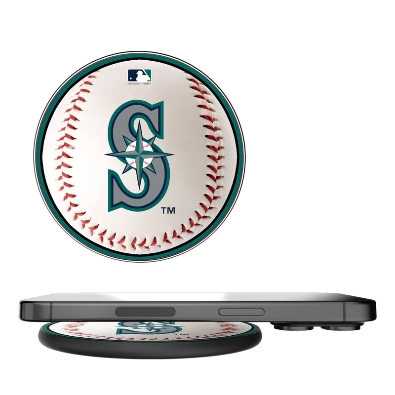 Seattle Mariners Baseball 15-Watt Wireless Charger