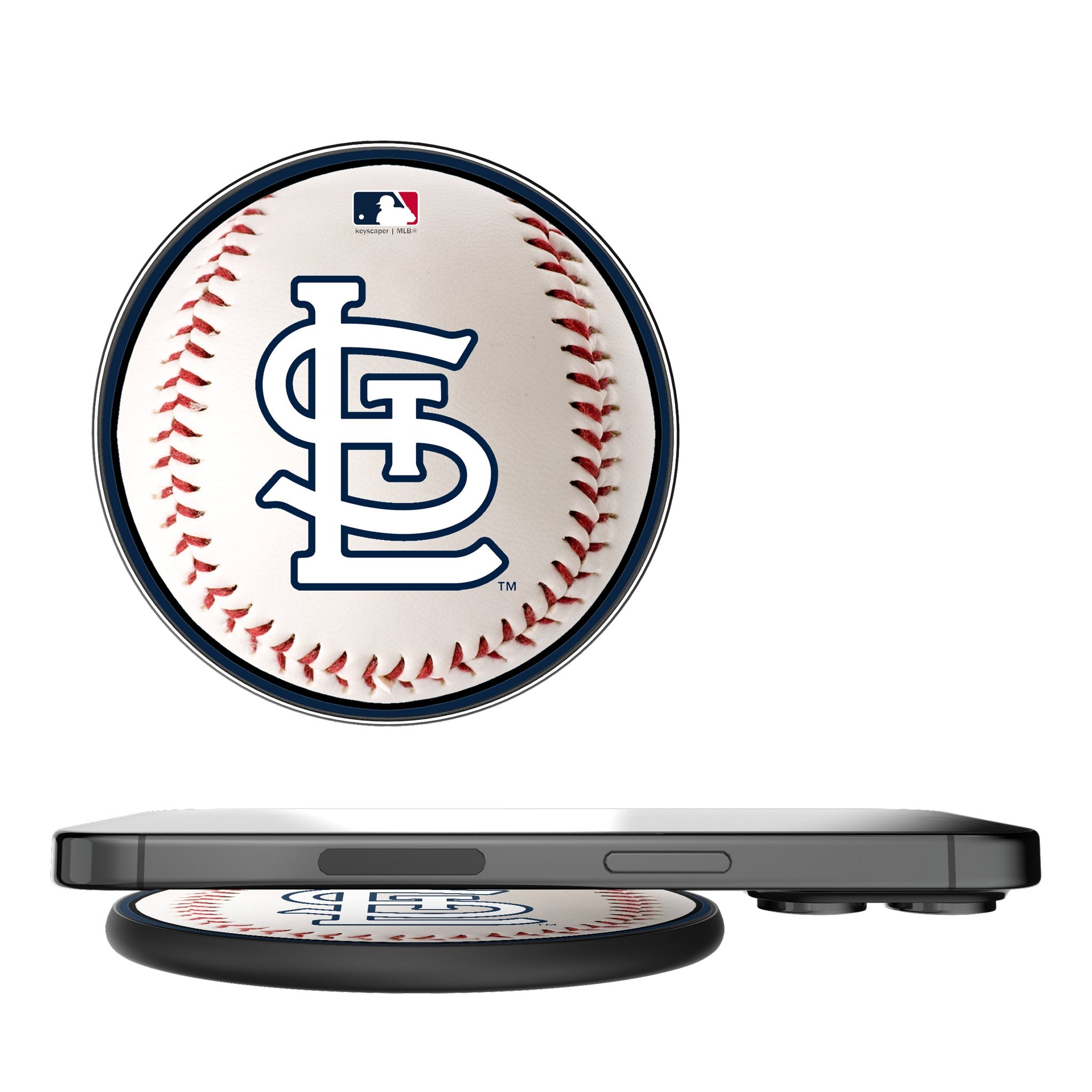 St Louis Cardinals Baseball 15-Watt Wireless Charger