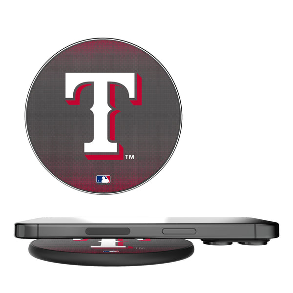 Texas Rangers Linen 15-Watt Wireless Charger