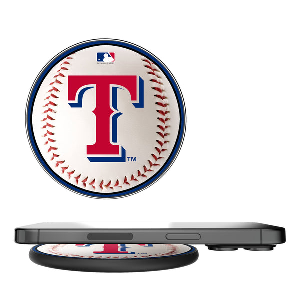Texas Rangers Baseball 15-Watt Wireless Charger