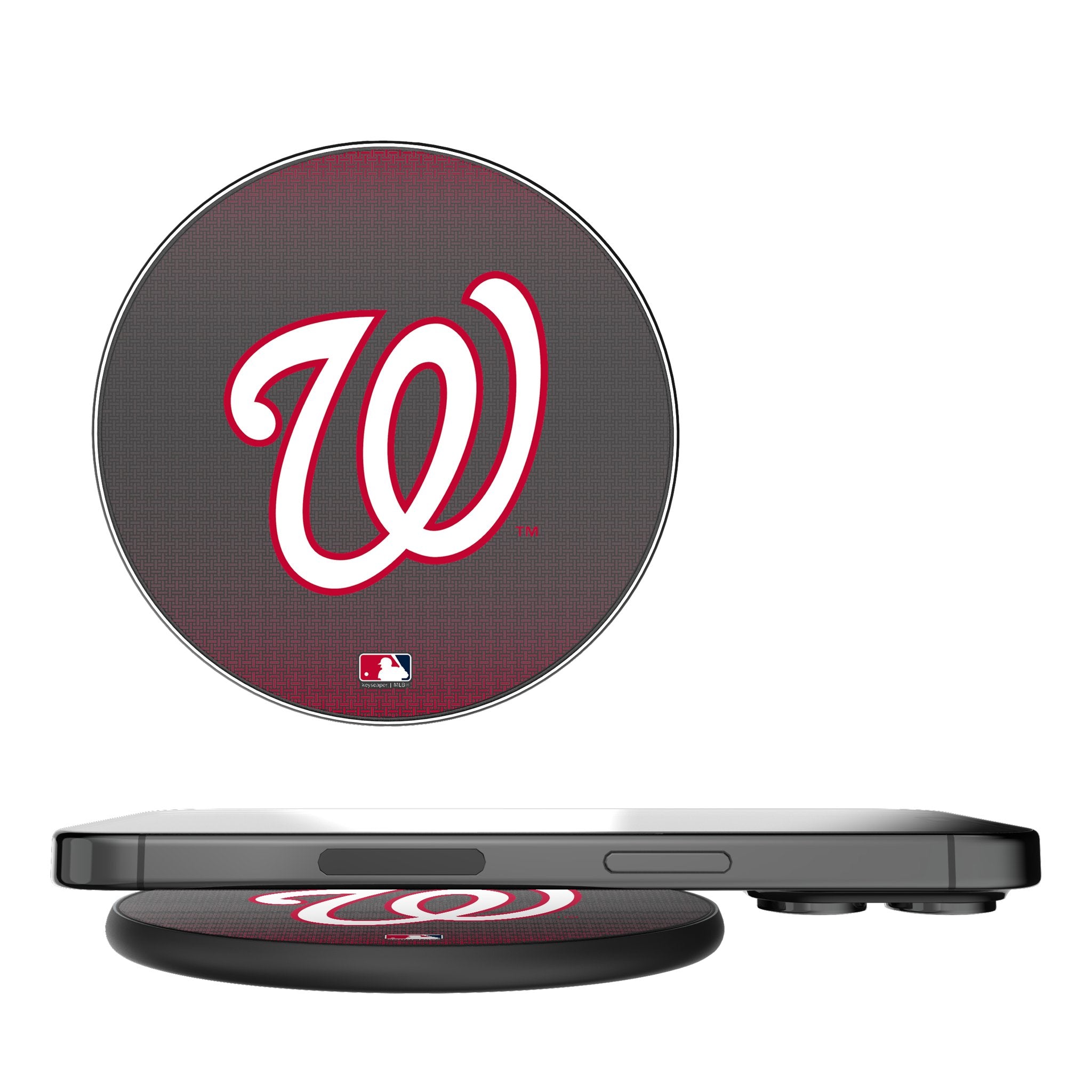 Washington Nationals Linen 15-Watt Wireless Charger