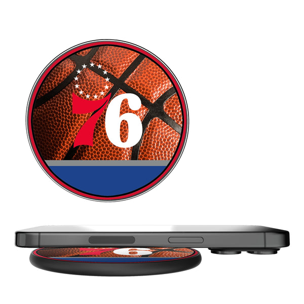 Philadelphia 76ers Basketball 15-Watt Wireless Charger
