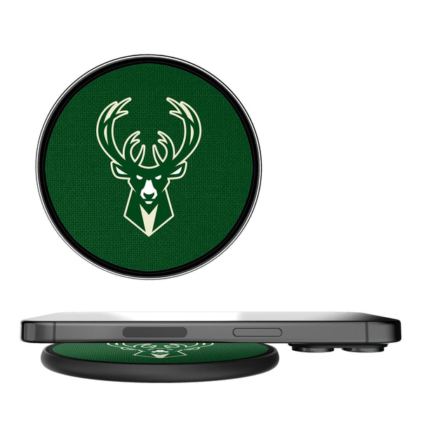Milwaukee Bucks Solid 15-Watt Wireless Charger
