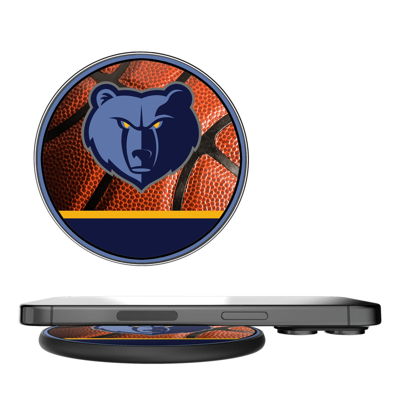 Memphis Grizzlies Basketball 15-Watt Wireless Charger