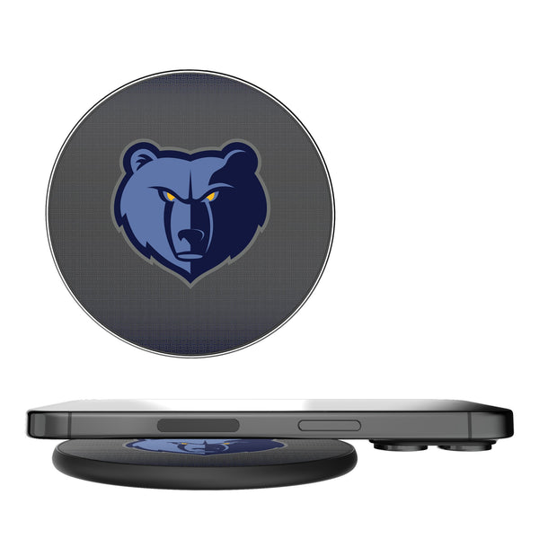 Memphis Grizzlies Linen 15-Watt Wireless Charger