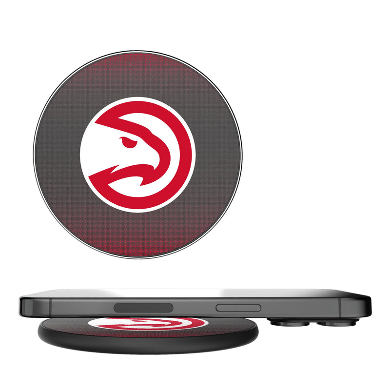 Atlanta Hawks Linen 15-Watt Wireless Charger