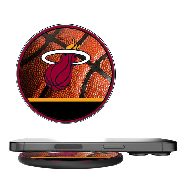 Miami Heat Basketball 15-Watt Wireless Charger