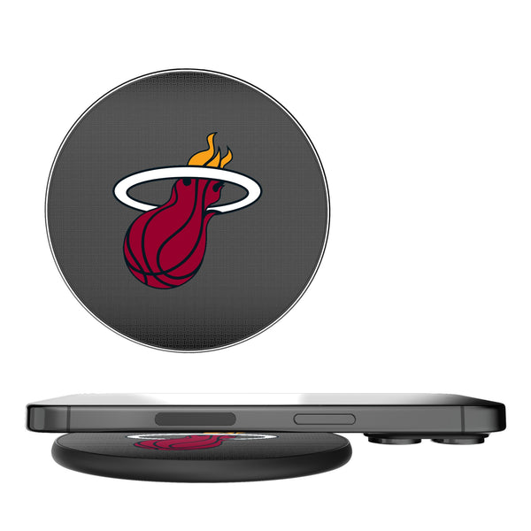 Miami Heat Linen 15-Watt Wireless Charger