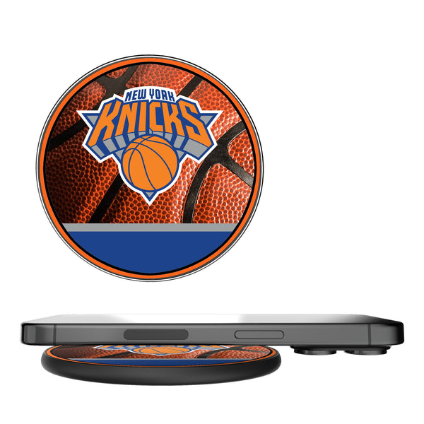 New York Knicks Basketball 15-Watt Wireless Charger