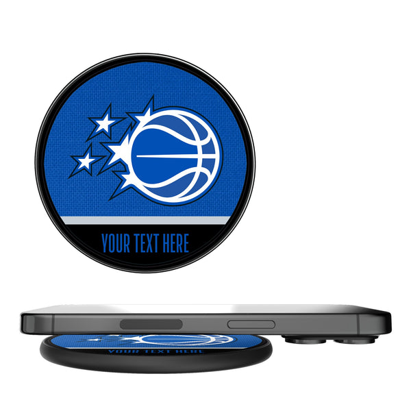Orlando Magic Personalized Endzone Solid 15-Watt Wireless Charger
