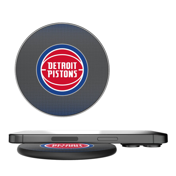 Detroit Pistons Linen 15-Watt Wireless Charger