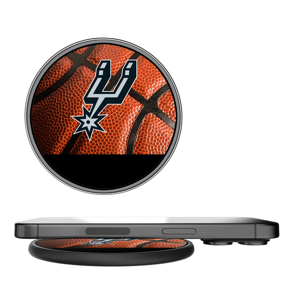 San Antonio Spurs Basketball 15-Watt Wireless Charger