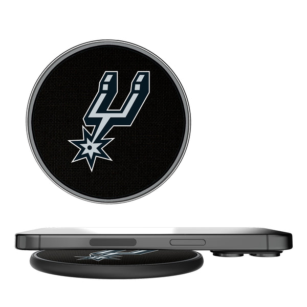San Antonio Spurs Solid 15-Watt Wireless Charger