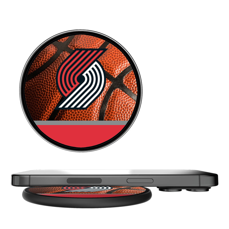 Portland Trail Blazers Basketball 15-Watt Wireless Charger