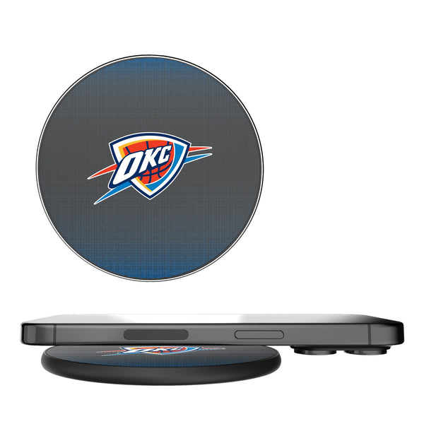Oklahoma City Thunder Linen 15-Watt Wireless Charger