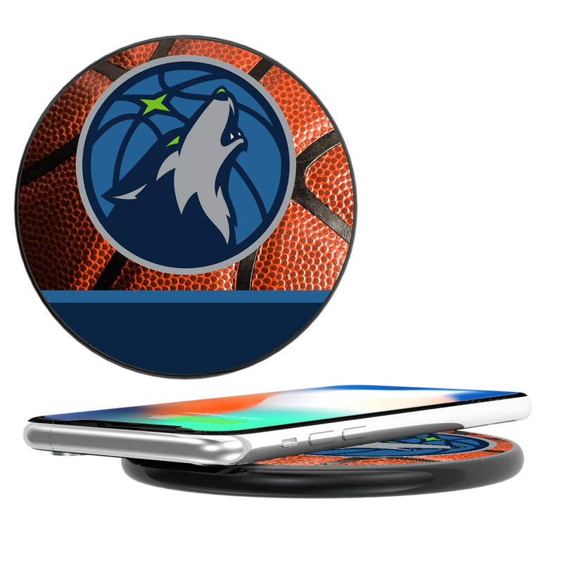 Minnesota Timberwolves Basketball 15-Watt Wireless Charger