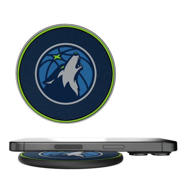 Minnesota Timberwolves Solid 15-Watt Wireless Charger