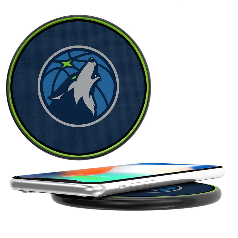 Minnesota Timberwolves Solid 15-Watt Wireless Charger